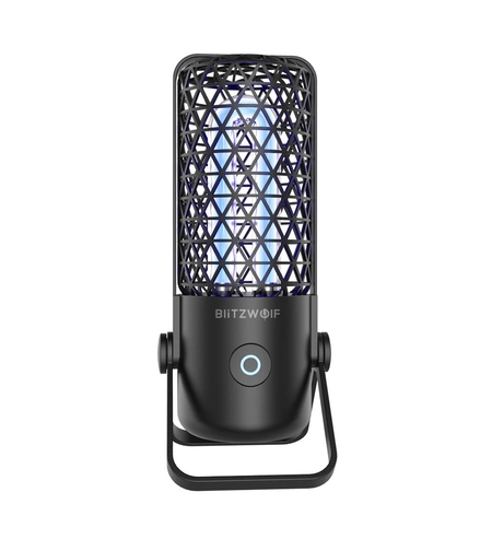 Lampa de sterilizare BlitzWolf BW-FUN4, Portabila, Ultraviolete si ozon, Baterie 700 mAh, negru