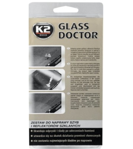 GLASS DOCTOR - Kit reparatii parbrize, geamuri, faruri