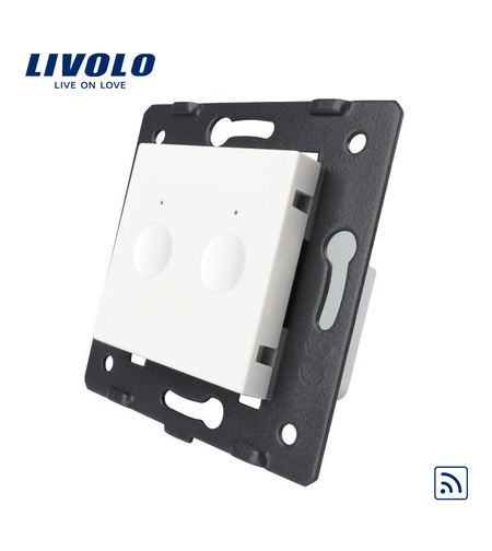 Modul intrerupator dublu wireless cu touch LIVOLO, Serie noua