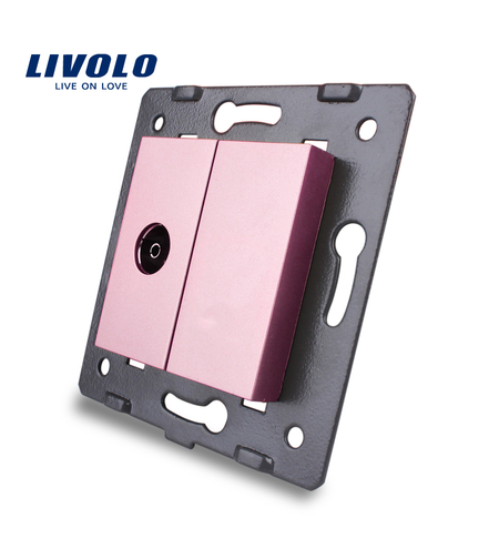 Priza TV Livolo, roz