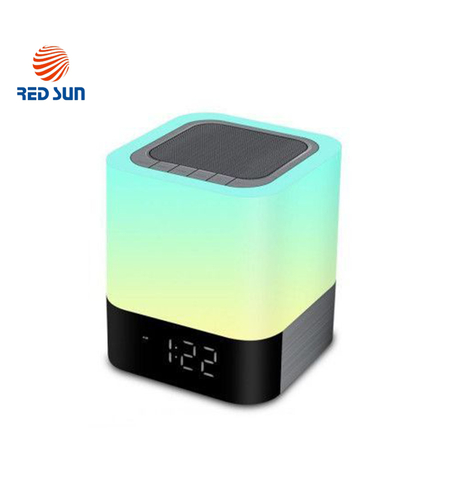 Boxa portabila si lampa Red Sun DY-28 cu touch, ceas alarma si Bluetooth