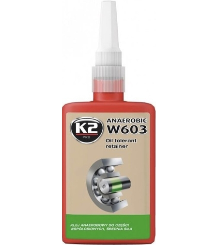 Solutie fixat asamblari cilindrice (puternic) tolerant la ulei - W603 50ml