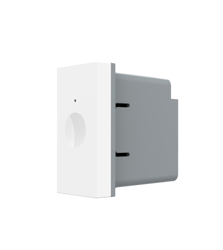 Modul intrerupator simplu cu touch Livolo 1M standard Italian, Serie noua, alb
