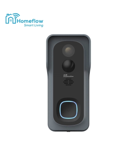 Sonerie inteligenta wireless cu monitorizare video Homeflow D-3001, Comunicare bidirectionala, Detectie miscare, Notificari, Modul sonerie interior inclus