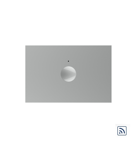 Modul intrerupator simplu wireless cu touch Livolo standard Italian, Serie noua, gri