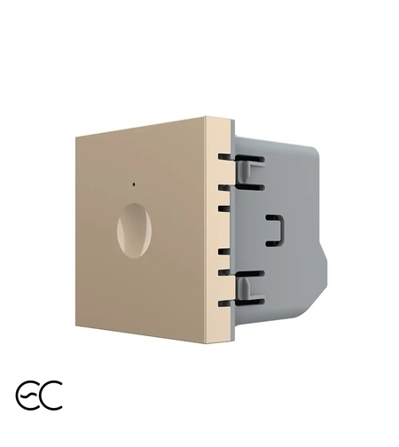 Modul Intrerupator Simplu cu Protocol Zigbee EC si Touch LIVOLO, auriu
