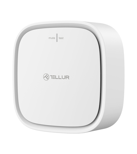 Senzor de gaz Tellur, Conexiune Wi-Fi, 2.4 GHz, Alarma, Notificari