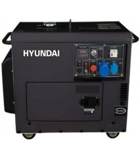 Generator de curent monofazat cu motor diesel HYUNDAI DHY6001SE, 4.6KW