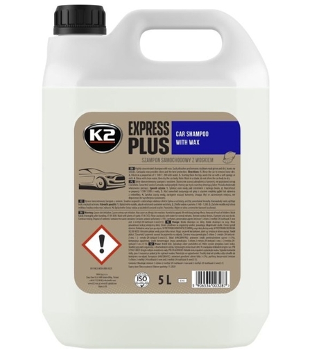 EXPRESS PLUS 5L - Şampon auto cu ceară 5L.