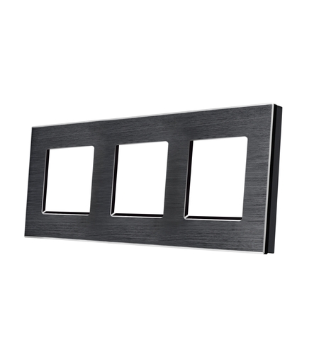 Rama Tripla din Aluminiu LUXION, negru