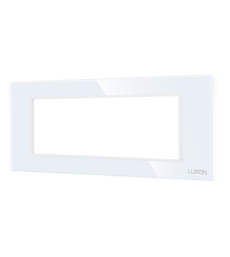 Rama din Sticla Securizata cu Suport 6M LUXION, Standard Italian, alb