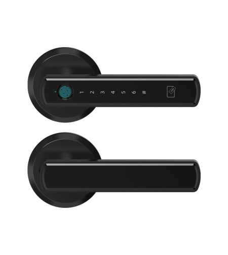 Set Maner & Broasca IFL cu Deschiere Amprenta, Cod PIN, Administrare Aplicatie, Negru Mat