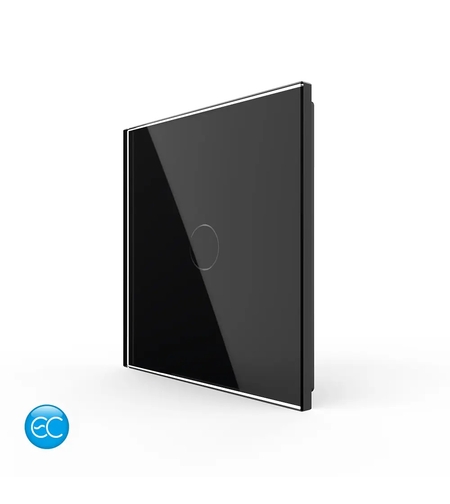 Telecomanda EC Tip Panou Simplu cu Touch LIVOLO din Sticla Securizata, negru