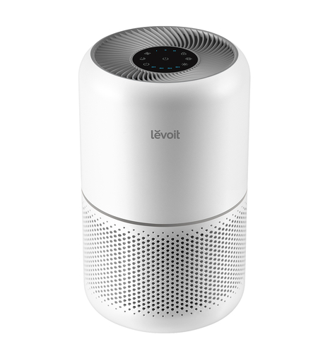 Purificator de aer Levoit Core 300, Alb, Filtru True HEPA, Carbon activ, Super silent, Touch screen
