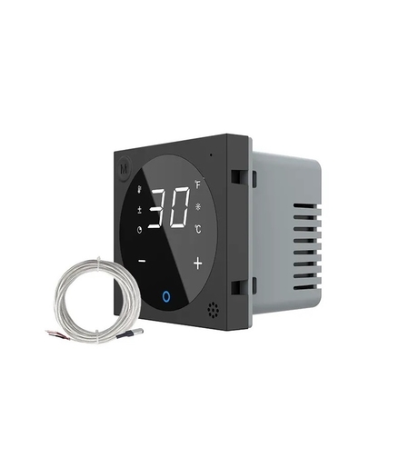 Modul termostat LIVOLO pentru sisteme de incalzire electrice, protocol ZigBee EC, negru