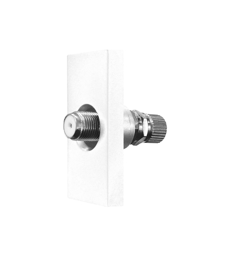 Modul Priza TV Satelit 1M LUXION, alb