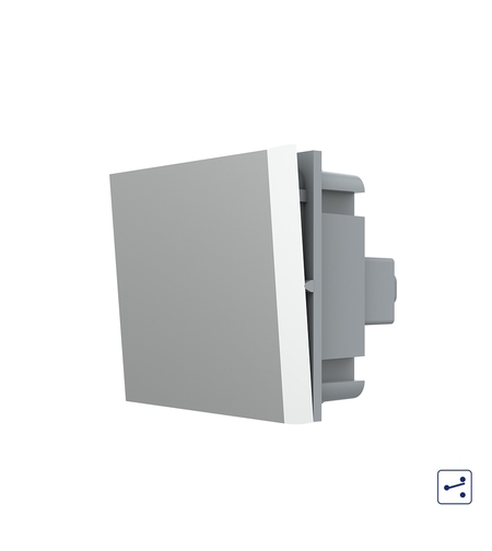 Modul Intrerupator Simplu Mecanic si Cap Scara LIVOLO, gri