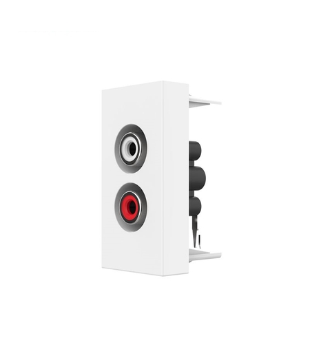 Priza audio Livolo, alb
