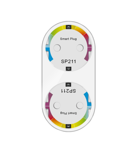 Priza smart dubla Gosund SP211, Control prin aplicatie, Programare si timer Putere max. 3680 W, Curent 16 A