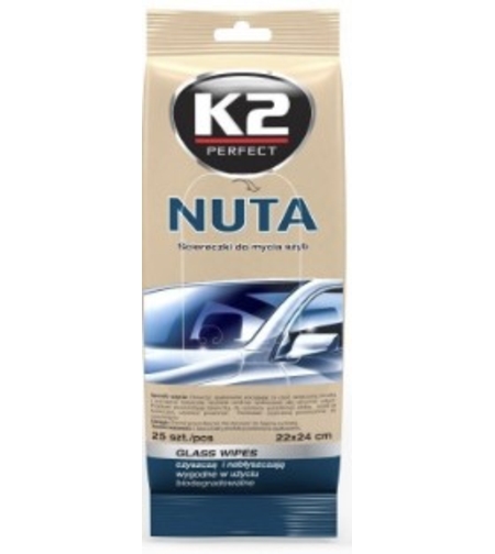 NUTA - Şerveţele umede pt. geamuri 25buc/set