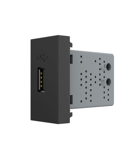 Priza USB Livolo, negru