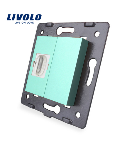 Priza HDMI Livolo, verde