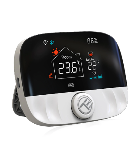 Termostat ambiental Tellur, Wi-Fi, Universal, LCD 2.8 inch, Control aplicatie
