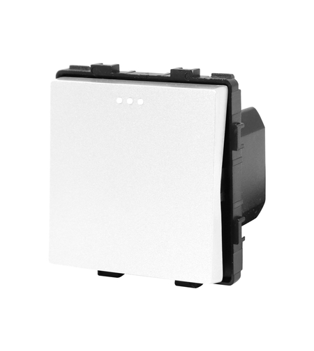 Modul Intrerupator Simplu Mecanic LUXION, alb
