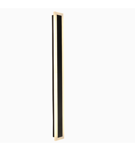 Aplica led liniara de perete neagra 25W/1300LM/3000K - 800mm