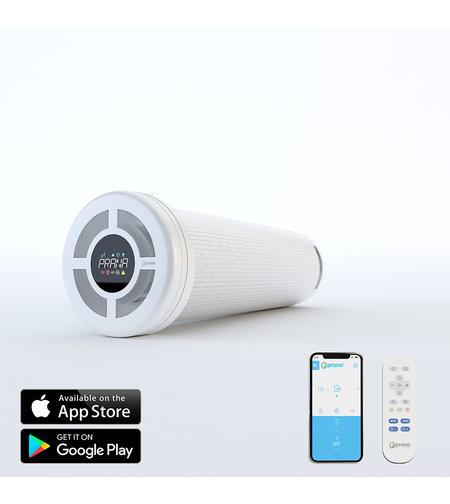 Sistem de ventilatie cu recuperare de caldura PRANA 200C ERP cu Functie Preincalzire