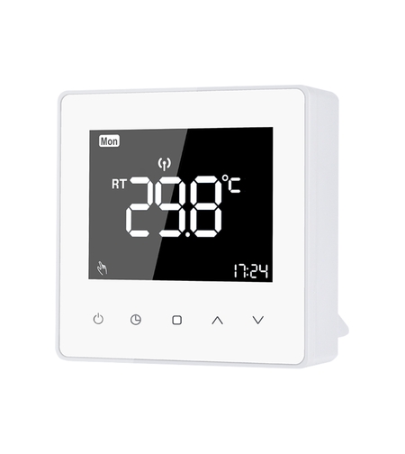 Termostat Luxion TP618RF cu receiver pentru centrala termica pe gaz sau electrica, Display LCD, Memorare