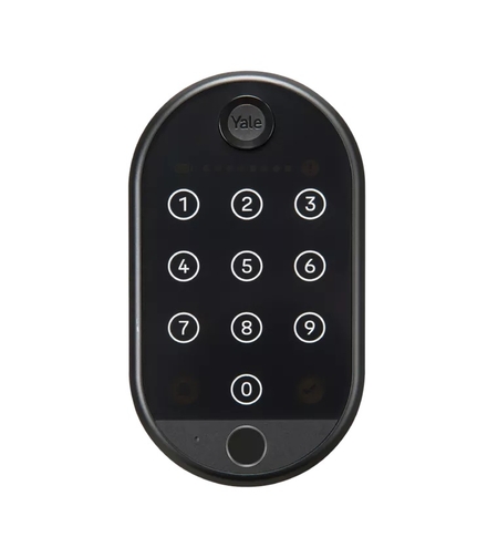 Tastatura inteligenta Yale Linus, Amprenta, Acces PIN, Bluetooth, Pana la 10 utilizatori