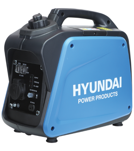 Generator portabil tip inverter Hyundai HY1200XS cu motor pe benzina, 1.2kVA