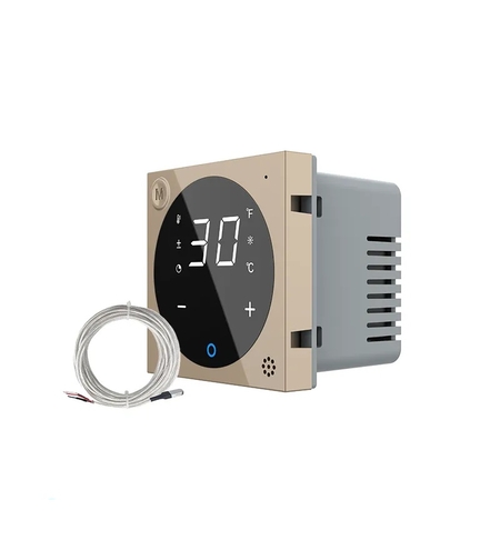 Modul termostat LIVOLO pentru sisteme de incalzire electrice, protocol ZigBee EC, auriu