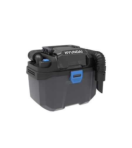 Aspirator umed uscat cu acumulator 20V Hyundai DE20S, filtru Hepa, capacitate colectare 10 litri, livrat fara acumulator si incarcator