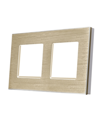 Rama Dubla din Aluminiu LUXION, auriu