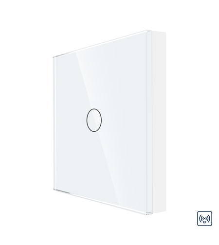 Telecomanda cu Touch Screen si 1 Canal RF433 LUXION, alb