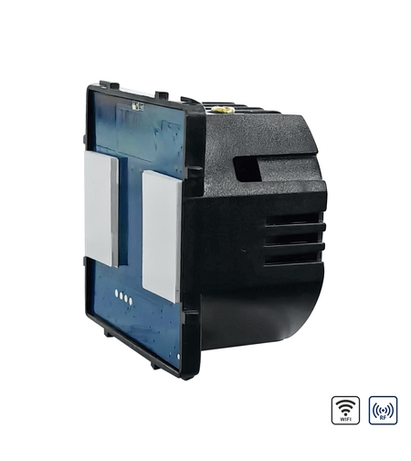 Modul Intrerupator Dublu cu Wi-Fi + RF433 cu Touch LUXION