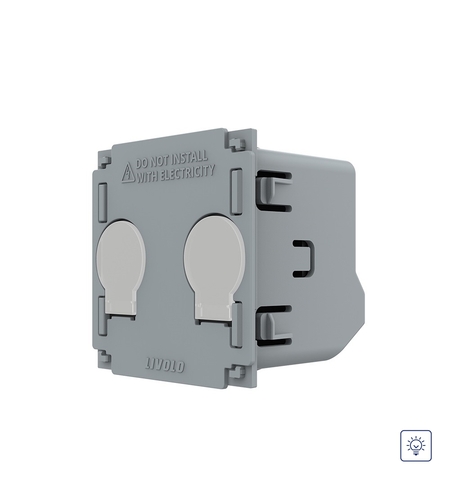 Modul Intrerupator Dublu cu Variator cu Touch LIVOLO - Serie Noua