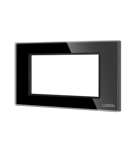 Rama din Sticla Securizata cu Suport 4M LUXION, Standard Italian, negru