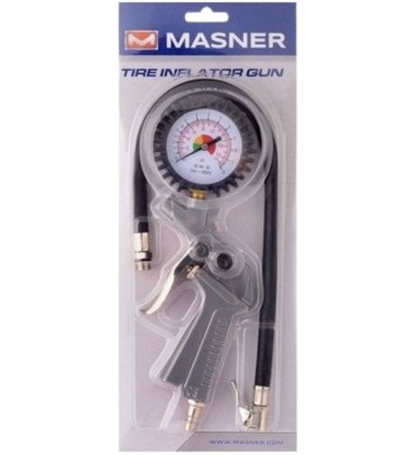 Pistol cu manometru pt. umflat rotile