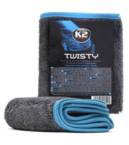 Laveta microfibra TWISTY - Prosop uscare cu peri rasuciti 40x60cm