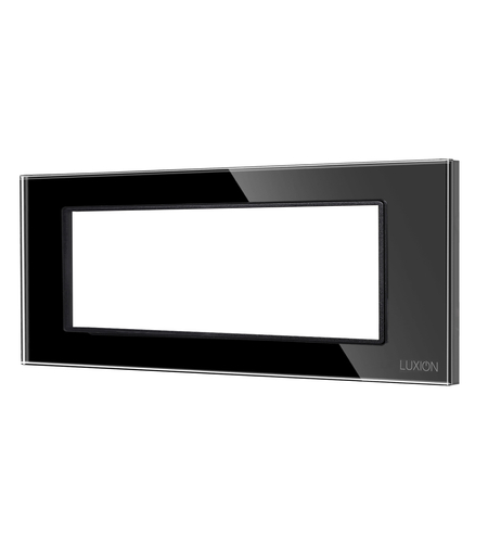 Rama din Sticla Securizata cu Suport 6M LUXION, Standard Italian, negru