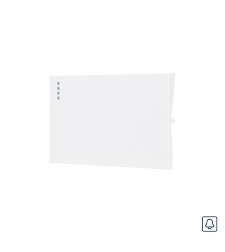 Modul Buton Revenire Mecanic (Sonerie) 3M LUXION, Standard Italian, alb