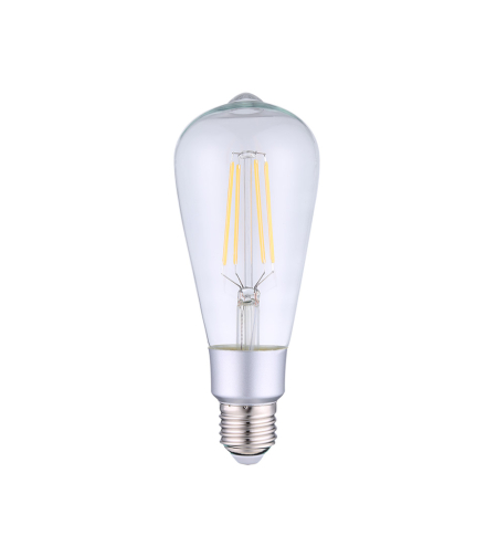 Bec inteligent Shelly Vintage ST64, Dimmer, Wi-Fi, Control aplicatie, E27, 7W, 750 LM