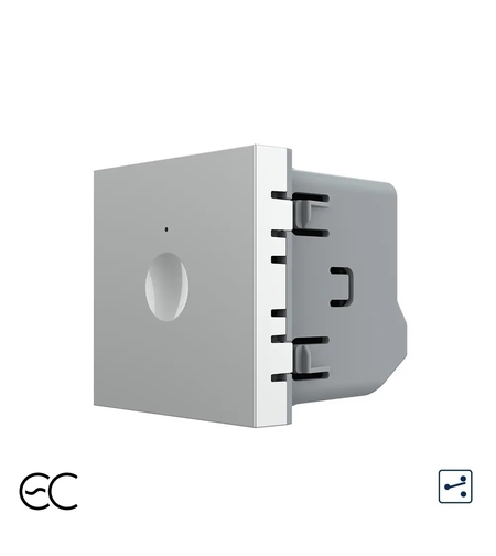 Modul Intrerupator Simplu Cap Scara / Cruce, ZigBee EC cu Touch LIVOLO - Serie Noua, gri