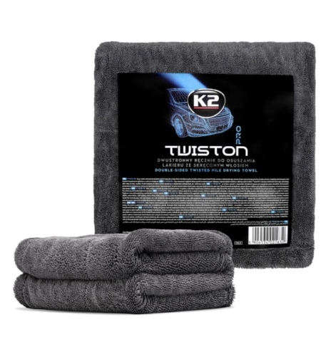 Laveta microfibra TWISTON - Prosop uscare cu peri rasuciti 60x90cm