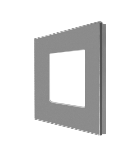 Rama Simpla LUXION Din Sticla, gri