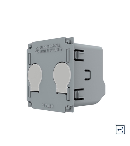 Modul Intrerupator Dublu Cap Scara / Cruce cu Touch LIVOLO