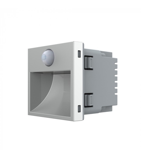 Modul lampa de veghe LED Livolo cu senzor miscare incorporat, gri